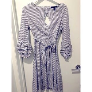 Cotton summer dress w/open back